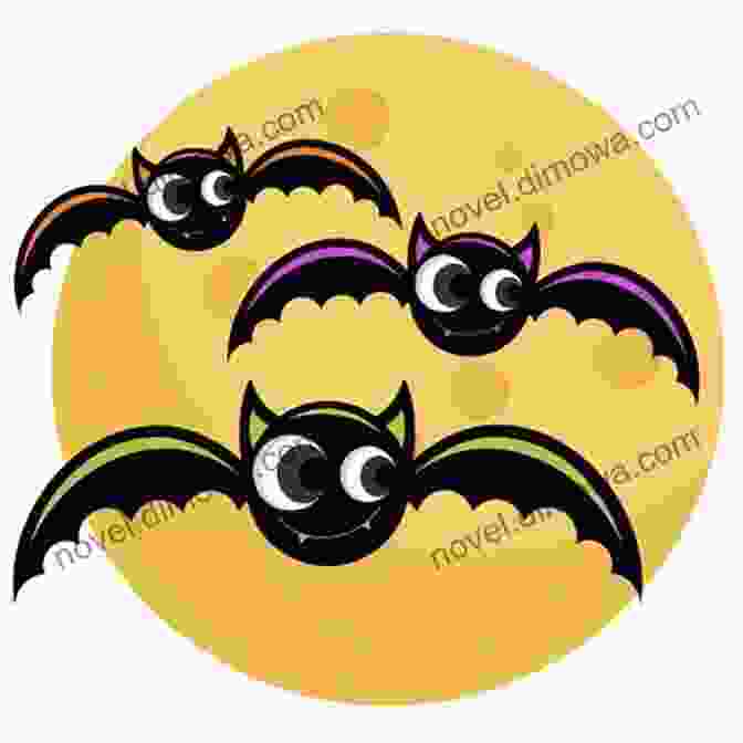 A Cute Bat Holding A Moon THE BAT WHO LOST HER HAT: Children S Picture About Bats (Baby Bedtime Stories About Bats For Baby Preschool Readers About Becca The Bat Who Lost Her Hat )