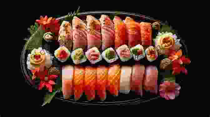 A Platter Of Assorted Sushi With Vibrant Colors And Delicate Flavors Life In Japan: History And Culture: A Brief To The Land Of The Rising Sun