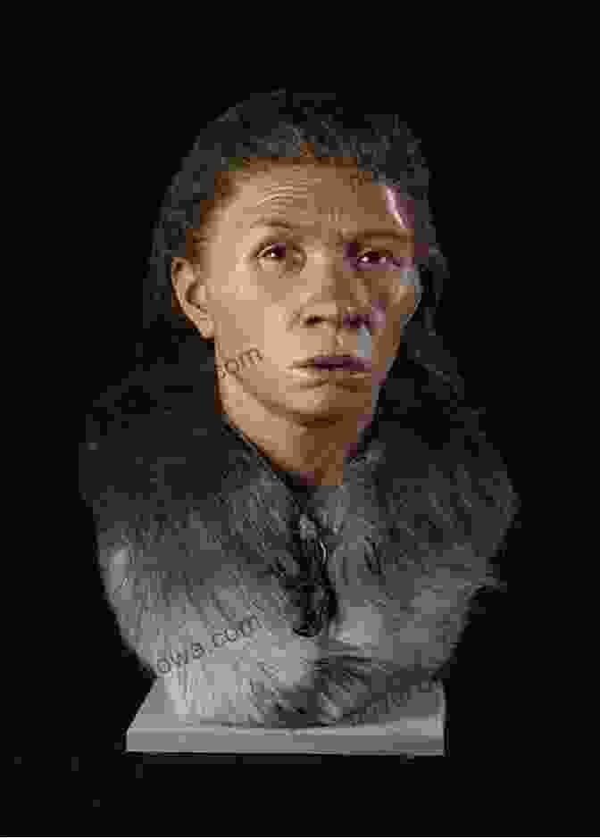 A Striking Depiction Of The Queen Of The Neanderthals, Her Gaze Piercing Through The Mists Of Time THE QUEEN OF THE NEANDERTHALS (ADVENTURES IN THE PALEOLITHIC 2)