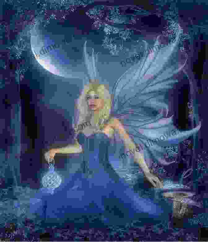 A Young Maiden Encounters A Mischievous Fairy In A Moonlit Forest. The Ancient Fae (The World Of Fae 4)