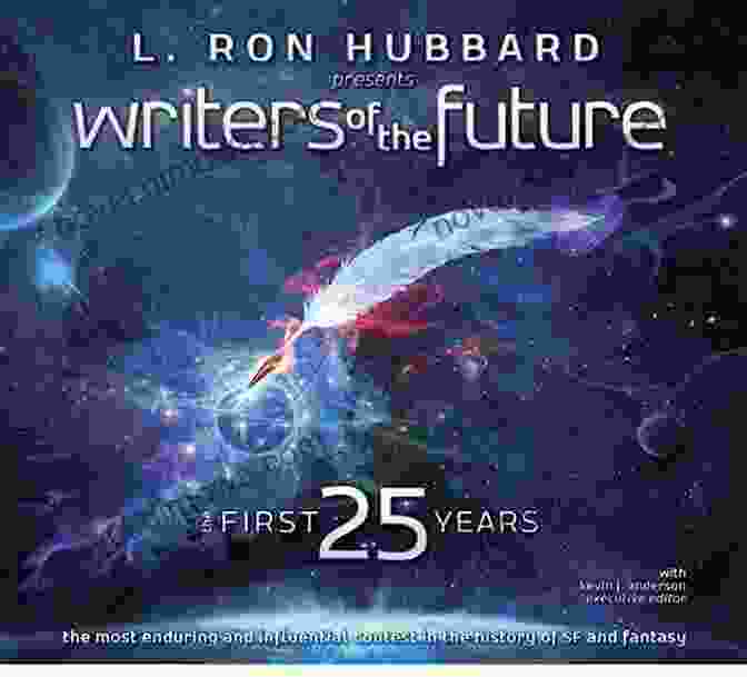 Cover Of Ron Hubbard Presents Writers Of The Future Volume 33, Featuring A Vibrant Illustration Of A Rocket Ship Soaring Through A Swirling Galaxy. L Ron Hubbard Presents Writers Of The Future Volume 33: Award Winning Sci Fi Fantasy Short Stories Of The Year