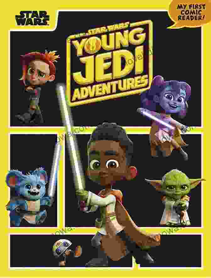 Jedi Adventures DK Readers Level 1 Book Cover, Featuring Yoda, Luke Skywalker, And Princess Leia DK Readers L4: Star Wars: The Clone Wars: Jedi Adventures (DK Readers Level 4)