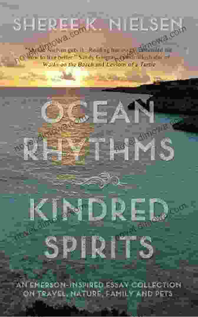 Ocean Rhythms Kindred Spirits Book Cover Featuring A Vivid Underwater Scene With Dolphins Leaping Through Waves Ocean Rhythms Kindred Spirits: An Emerson Inspired Essay Collection On Travel Nature Family And Pets