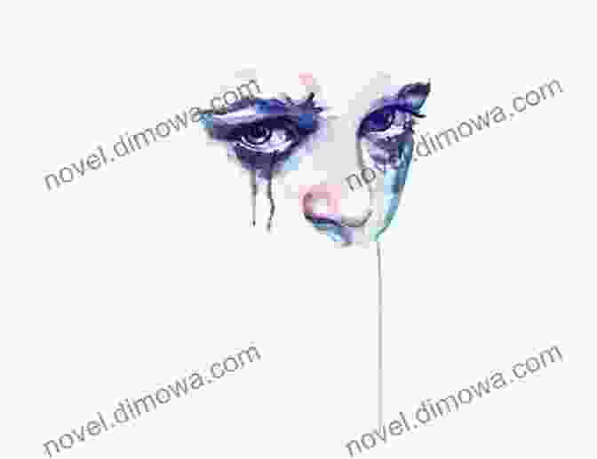 Silent Cries Book Cover, Showcasing A Watercolor Painting Of A Woman's Face With Tears Streaming Down Silent Cries 2 Sonovia Alexander