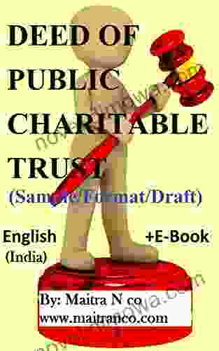 DEED OF PUBLIC CHARITABLE TRUST: Sample/Format/Draft